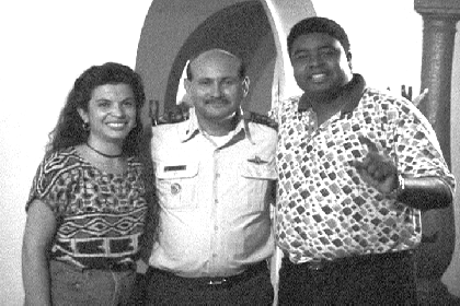 Jorge & Lorena with Colonel Castellanos